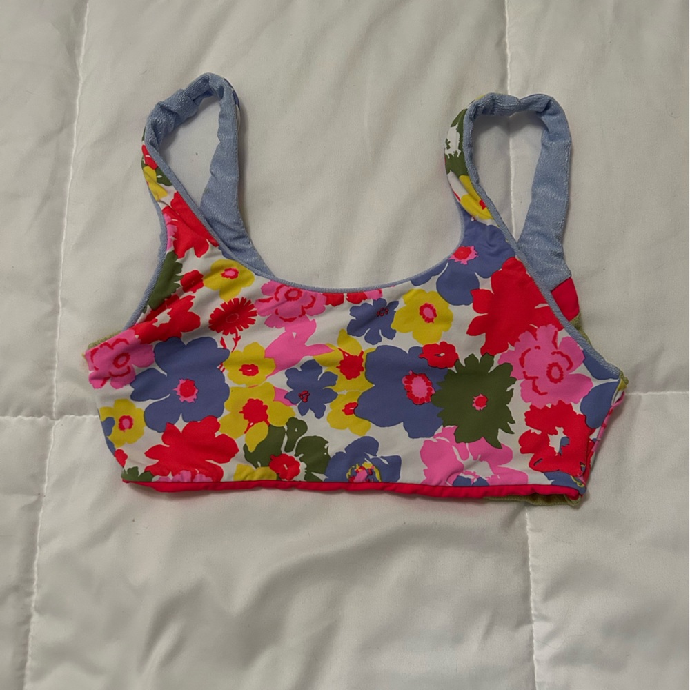 Maaji Serenity Lavender Shay Sporty Bralette Bikini Top - Size Small